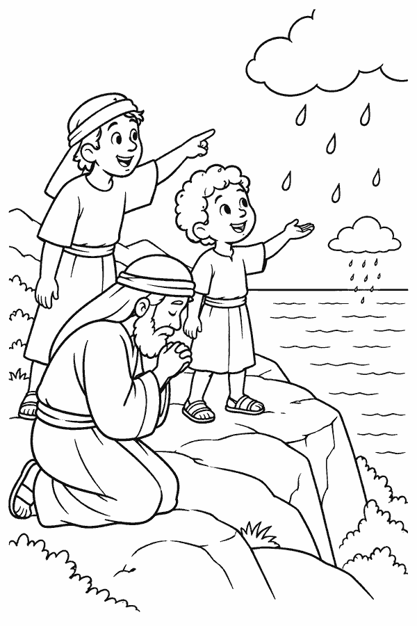 Elias ora e Deus manda chuva
