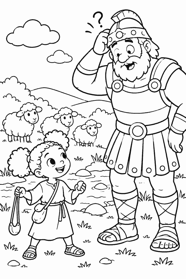 Davi e o gigante Golias